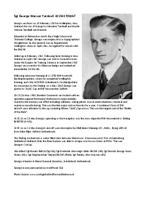 A preview of a PDF biography for Turnbull, George Watson